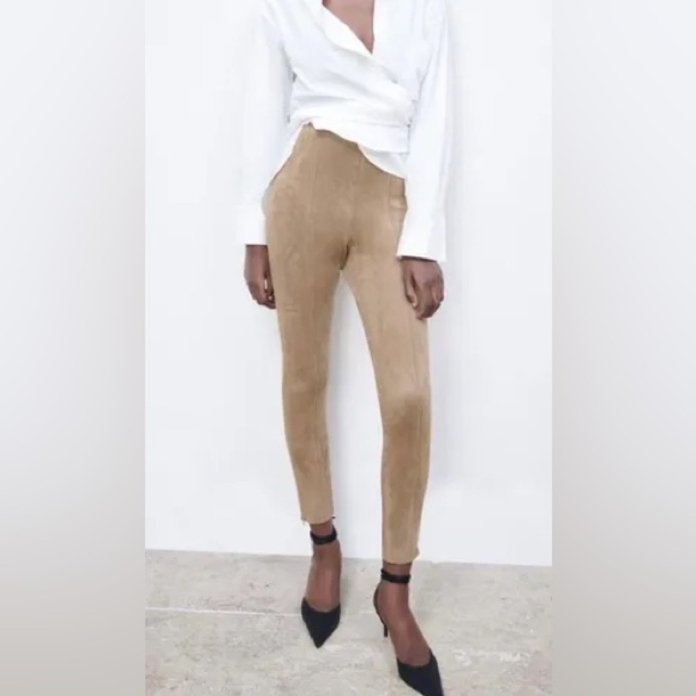 Zara beige leggings/dress pants